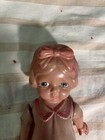 Vtg 6 Inch Celluloid Girl Doll Stringed Arms Japan 1930   s Or40   s Carnival Prize 