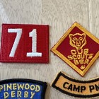 Lot Of 6 Vintage Bsa  csa Patches   Scouts Ribbon