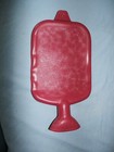 Vintage  Red  Rubber Hot Water Bottle By Faultless