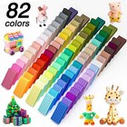 Polymer Clay  Shuttle Art 82 Colors 1 2 Oz block Oven Bake Modeling Clay Kit 