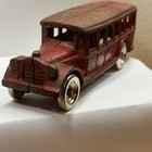 Antique 1920 Fageol Arcade 311 Toy Cast Iron Touring Bus Arcade Decal 7 Windows