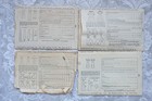 Lot Of 4 Vintage 1940s Simplicity Women s Dress Patterns Sz 16 b34 Cut complete