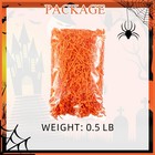 Crinkle Cut Paper Shred Filler 1 2 Lb Orange Raffia Grass Gift Basket Wrap