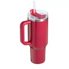 Stanley 40 Oz Stainless Steel H2 0 Flowstate Quencher Tumbler Red Delicious -