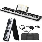     fast  Free Shipping     88 Key Foldable Electric Piano keyboard  midi  usb  mic 