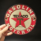 8  Antique Vintage Style Round Metal Sign Plaque