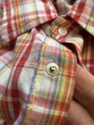Vintage Sears Shirt Medium Western Wear Plaid Pearl Snap Long Sleeve Cowboy Y2k
