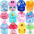 12 Pack Slime Kit diy Butter Slime   Crystal Slime Set  Stress Relief Toys cr   