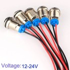 Led Pilot Indicator 5pcs 12-24v Green 10mm