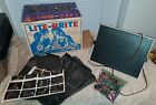 Great Working Vintage 1981 Original Hasbro Lite-brite Game-with Pegs   Stencils