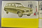 1958 Borgward Isabella Combi Station Wagon Brochure Folder Excellent Original 58