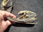 Antique 1920   s Victorian High Top Black Leather Infant Toddler Button Up Shoes