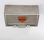 Vintage Duplex Stainless Steel Straw Dispenser Retro Soda Fountain Diner