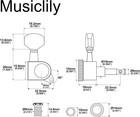 Fender Strat Tele Locking Tuners  Chrome  set Of 6  