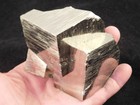 Big  Very Nice And 100  Natural Pyrite Cube Cluster From Peru 979gr