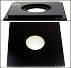 1 Lens Board 4x4  Black  For Calumet 4 x5   Or Wisner - 35 Mm  Or Various  Holes