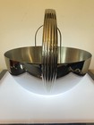 Art Deco Russel Wright Chrome Ice Bucket W original Tongs C1930   s Excellent Con 