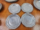 Wilton Armetale Rwp Queen Anne Pewter Plates Bowls Scalloped Vintage 14 Pc Lot