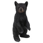 22  H Black Bear Cub Standing Garden Statue Cottage Lodge Decor Wildlife Display