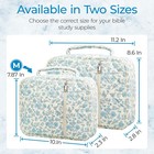 Bible Cover Case For Women large Bible Tote Bags Organizer Quilted Carrying C   