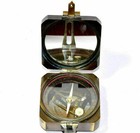 Antique Solid Brass Compass Kelvin   Hughes 1917 Burton Handmade Style