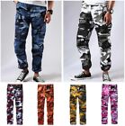 Backbone Mens Casual Camo Cargo Pants Military Combat Army Tactical Bdu Pants