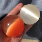 Beautiful Rare Natural Cat s Eye Stone Balls Quartz Crystal Reiki Healing Sphere