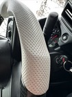 2022 Subaru Wrx Carbon Fiber white Leather Steering Wheel 