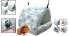 Comfortable   Washable Rat Hammock - Stylish Green Hideout For Small Animals