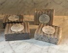 Goat Milk Bar Soap Scented  Iced Vanilla Woods With Coffee Handmade Exfoliating