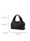 Cloud Shape Shoulder Bag Soft Pu Leather Hobo Handbag Large Capacity Purse Women