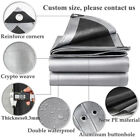 Finished Size 18mil Heavy Duty Tarp Waterproof Canopy Cover Poly Tarpaulin Shade