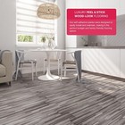 Luxury Vinyl Floor Tiles   Peel   Stick Adhesive Flooring For Diy Installatio   