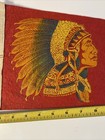 Vintage 1950   s Ashland Wis Chief Indian Travel Souvenir 26  Pennant