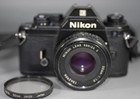 Nikon Em 35mm Film Camera With 50mm F1 8 Series-e Lens - Nice Ex   