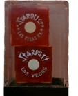 Stardust Las Vegas Nv Collectible Casino Dice Set  5779  7381 Red 