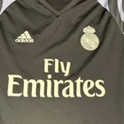 Adidas Real Madrid Black Soccer Jersey Youth M m La Liga Fly Emirates Climacool