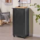 Kitchen Cabinet Wooden Tilt-out Trash Can W negative Ion   Deodorizing Trash Bin