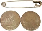 Extra Large 2 Inch Safety Pins - Heavy Duty Large Safety Pins  Silver Safety Pin