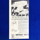 Vintage Christmas Ad 1927 Ephemera Arcade Toys