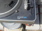 Stanton T 60 Direct Drive Dj Turntable Record Player  On For Parts repair