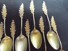 12 Reed And Barton Antique Goldenrod Pattern Sterling Silver Spoons Albany Ny