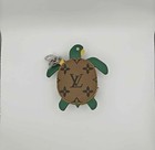 Louis Vuitton Lv Monogram Turtle Coin Pouch Keychain Bag Charm