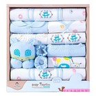 Us 18 Pcs 0-6 Months Newborn Baby Boys Girls Outfit Essentials Layette Gift Set