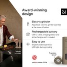 Electric Salt And Pepper Grinder Set  Usb Rechargeable automatic Salt And Pepper