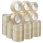 36 Rolls Carton Sealing Clear Packing Tape Box Shipping- 1 8 Mil 2  X 110 Yards