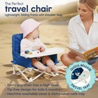 Travel Booster Seat With Tray For Baby   Folding Portable Baby Booster Seat New
