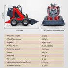 Mini Stand On Skid Steer Wheel Loader Ms360w 13 5 Rato Engine Free Ship