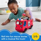 Fisher-price Little People Fire Truck Toy W lights  Sounds   2 Figures