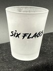 Wonder Woman Glass   Metal Souvenir Shot Glass From Six Flags America